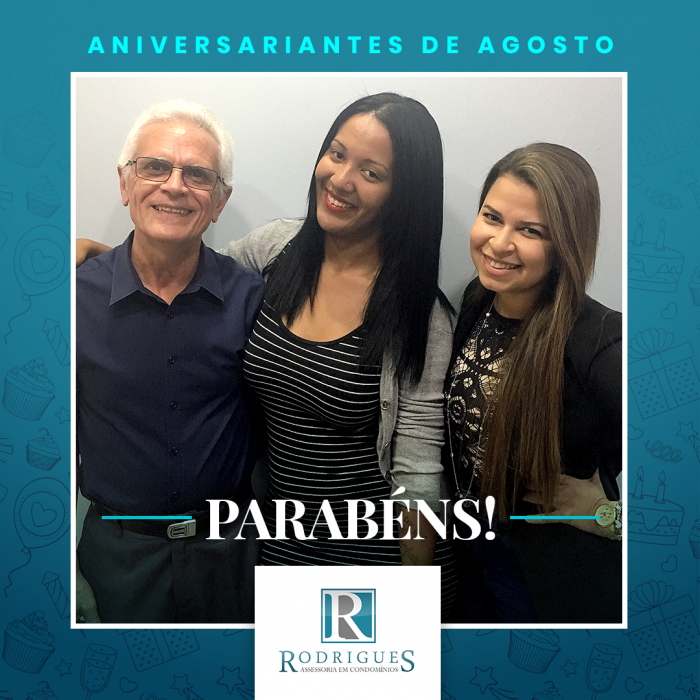 Aniversariantes do Mês – Agosto