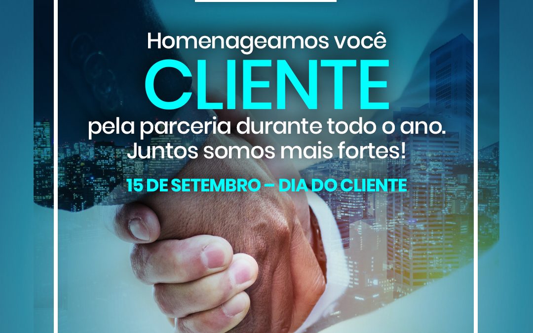 Homenageamos você, Cliente