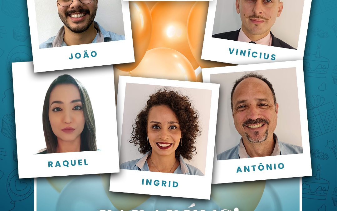 Aniversariantes do Mês – Maio