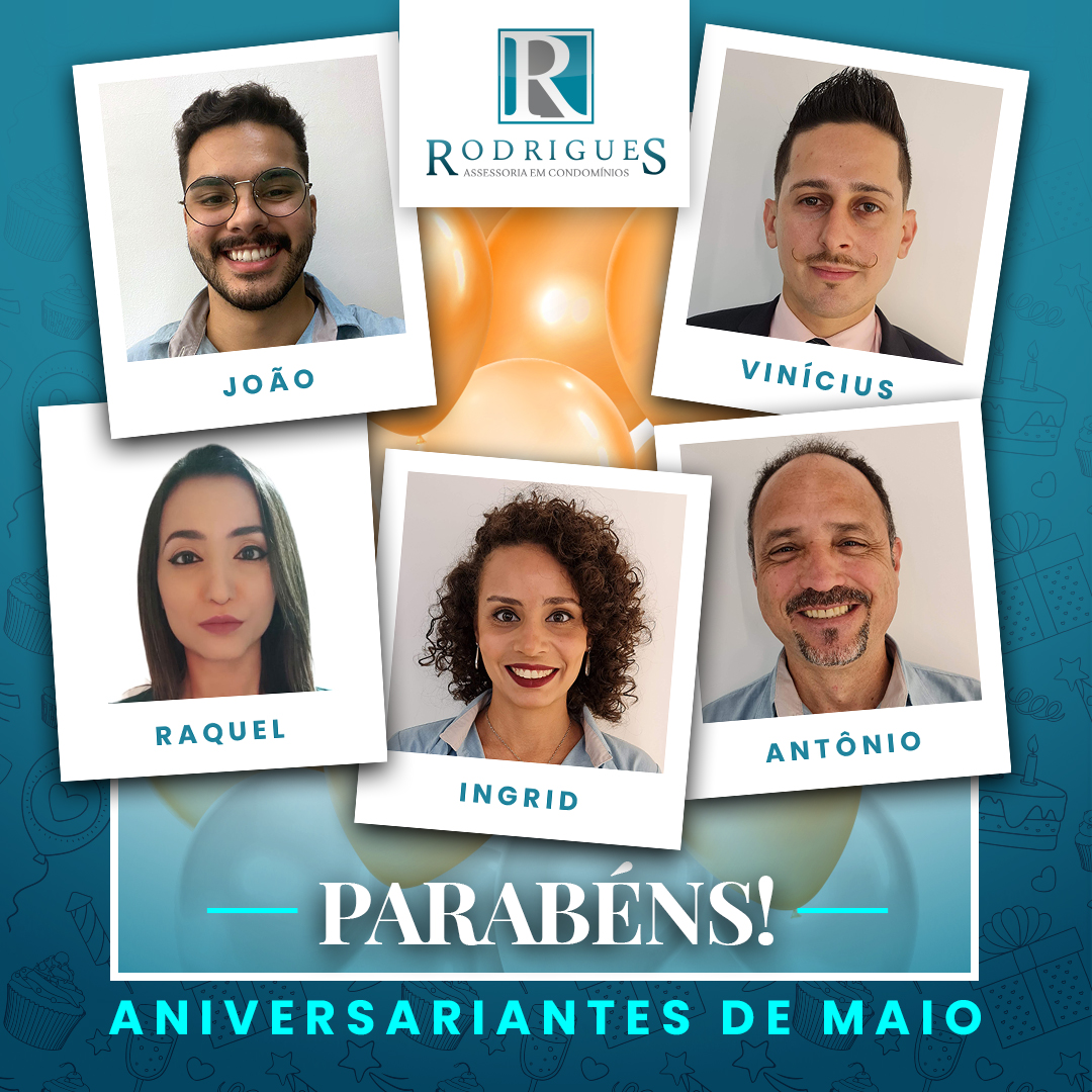 🎂 Aniversariante Maio Parabéns! Feliz Aniversário Nascidos Em