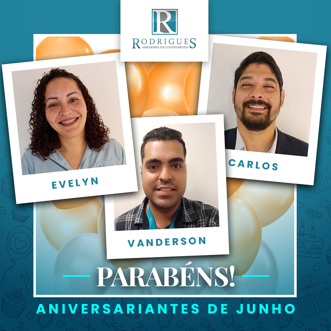 Aniversariantes do Mês – Junho
