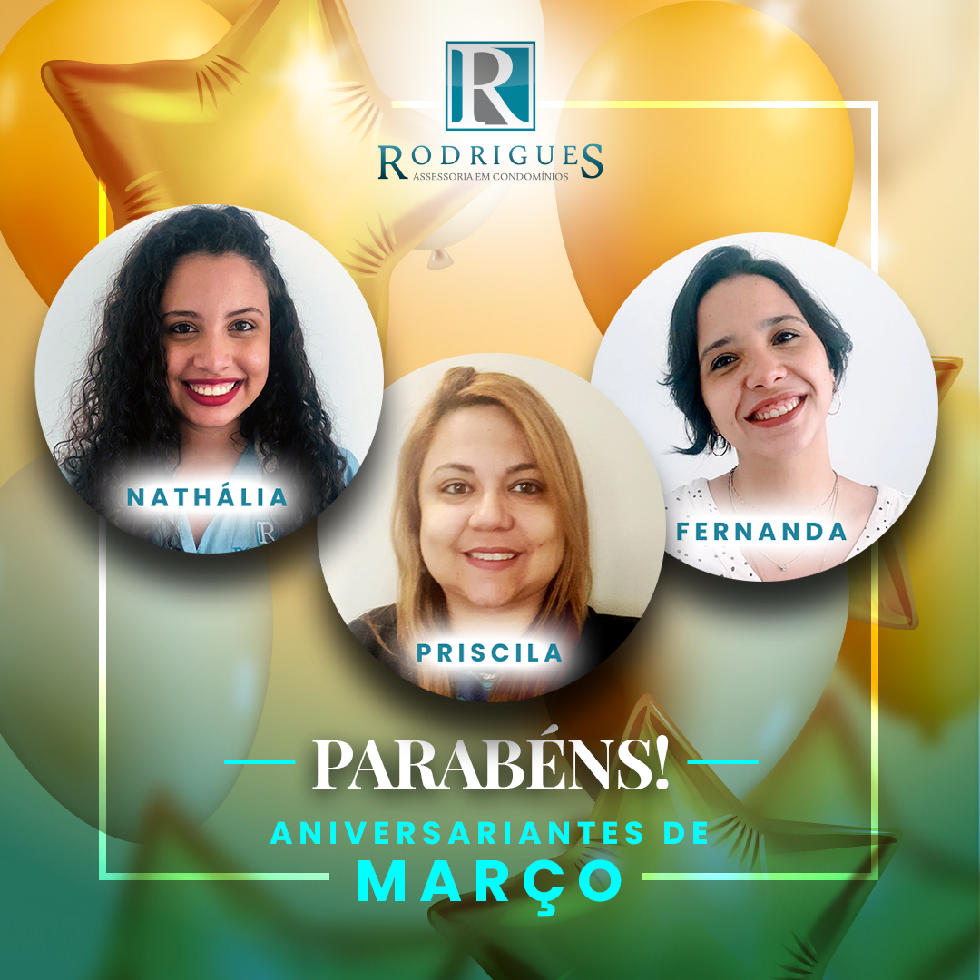 Aniversariantes do Mês – Março