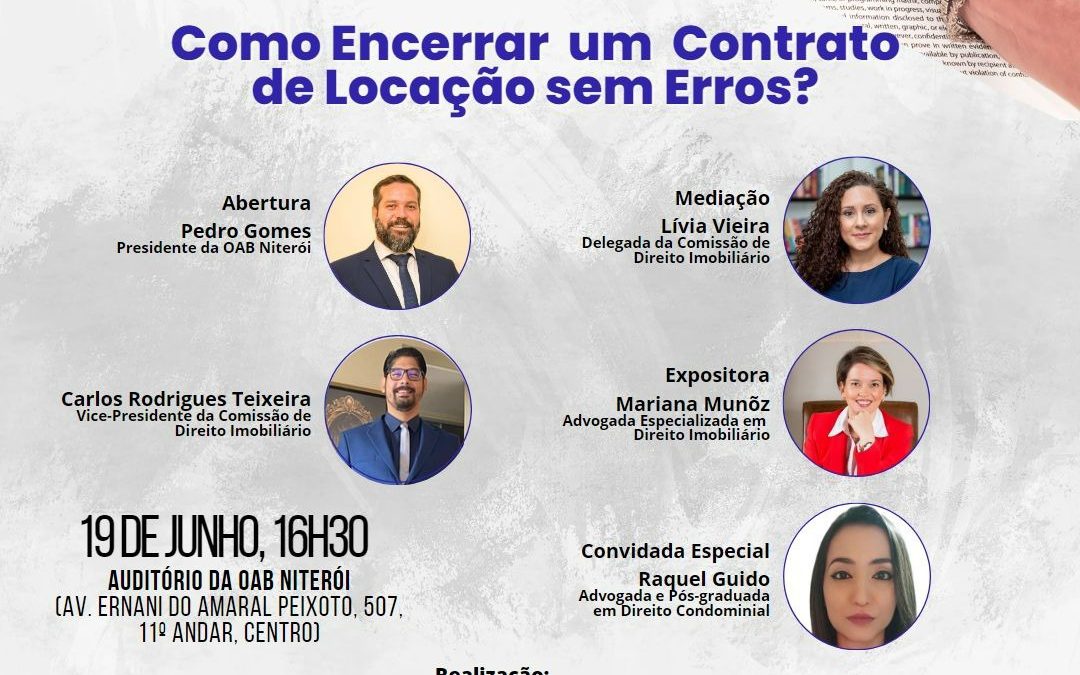 Palestra na OAB – Como Encerrar um Contrato de Locação sem Erros?