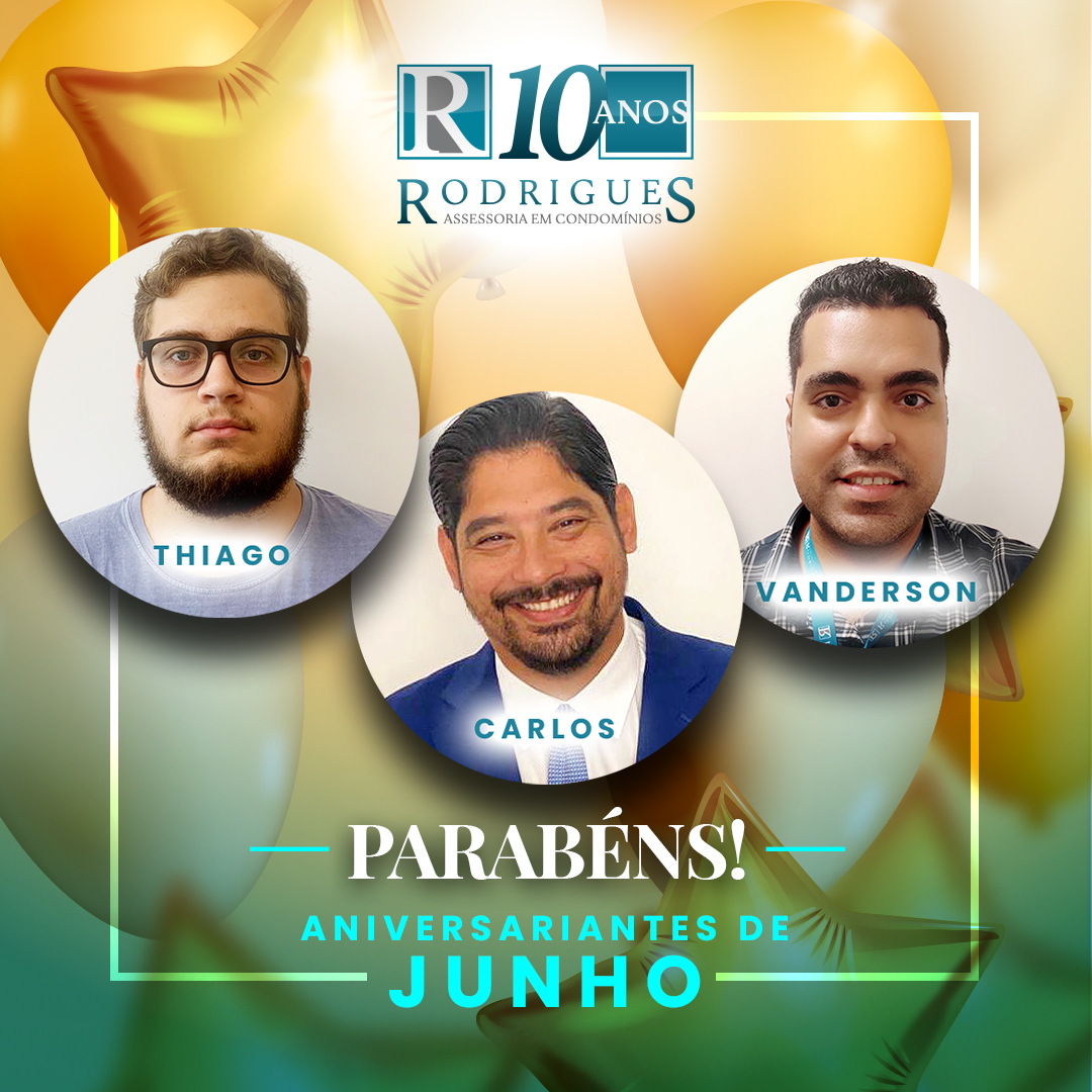 Aniversariante do Mês – Junho