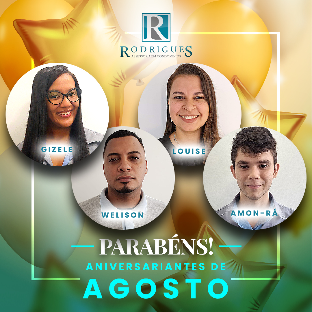 Aniversariante do Mês – Agosto