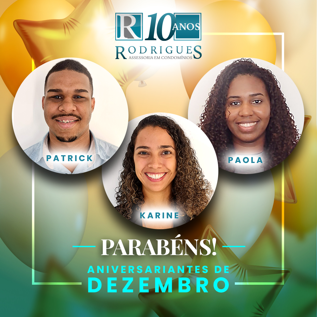 Aniversariante do Mês – Dezembro