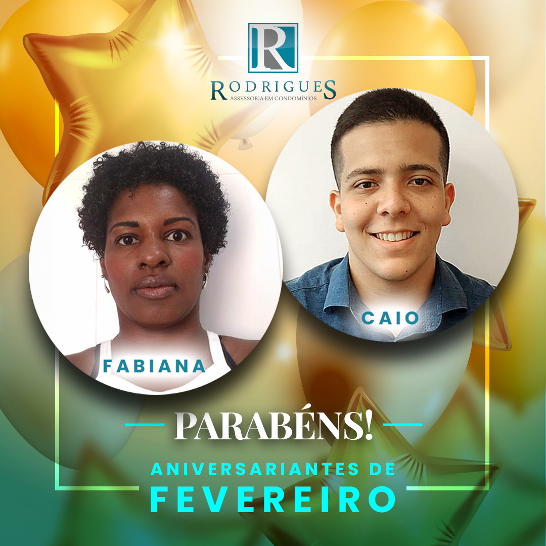 Aniversariantes do Mês – Fevereiro