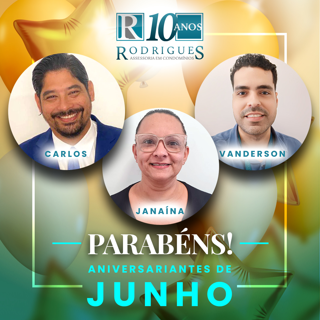 Aniversariante do Mês – Junho