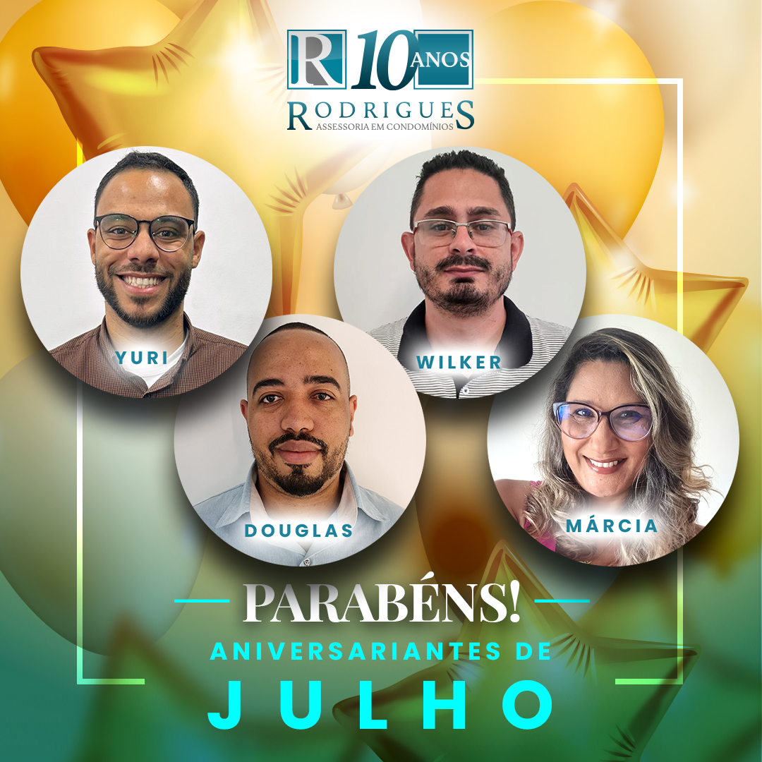 Aniversariante do Mês – Julho