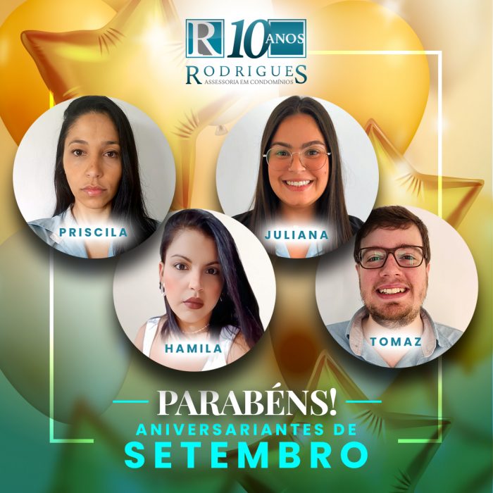 Aniversariante do Mês – Setembro