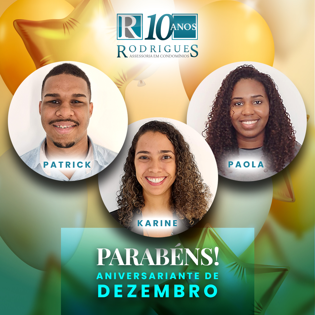 Aniversariantes do Mês – Dezembro