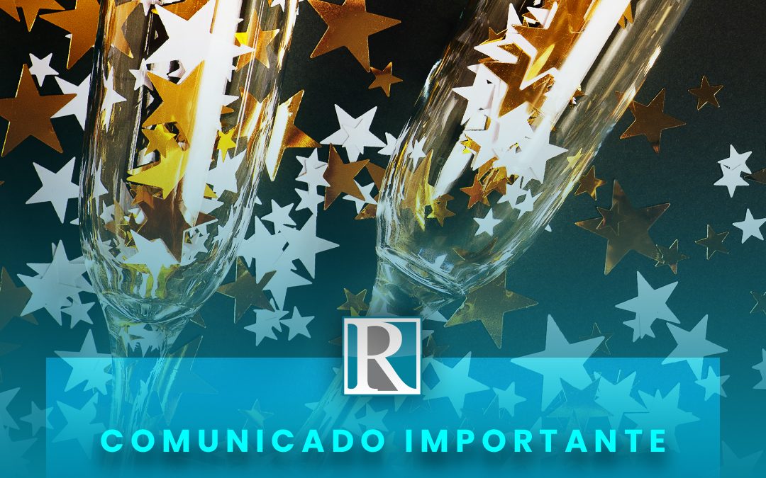Comunicado Importante – Ano Novo