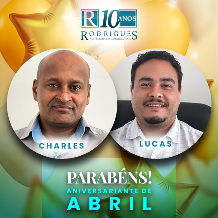 Aniversariantes do Mês – Abril