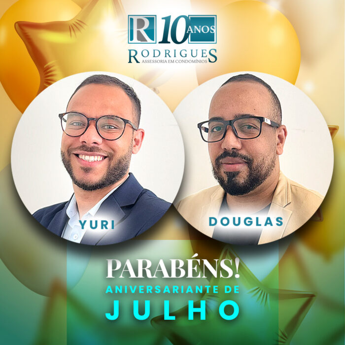 Aniversariantes do Mês – Julho