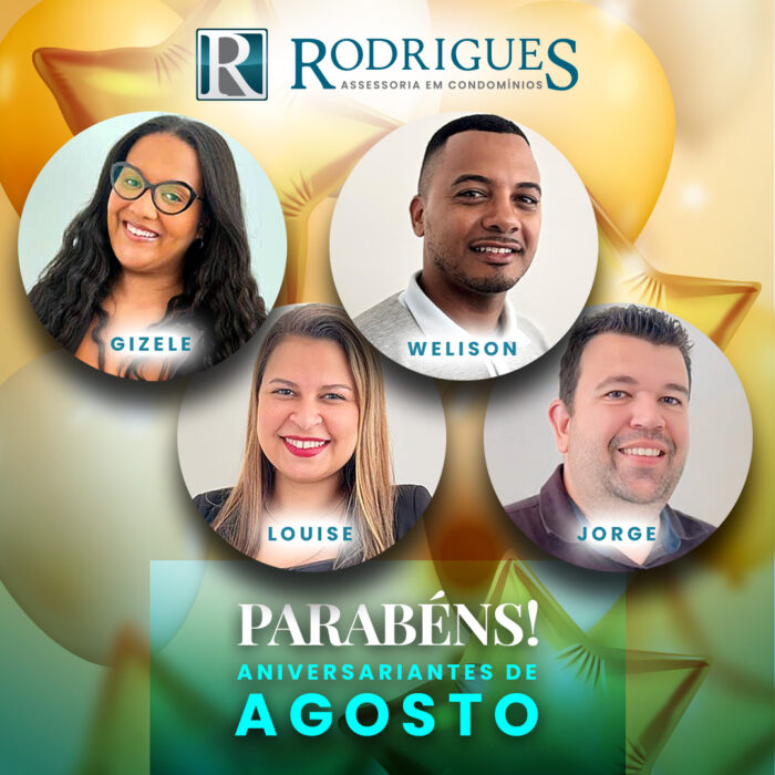Aniversariantes do Mês – Agosto
