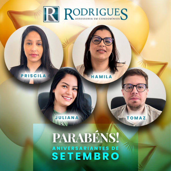 Aniversariantes do Mês – Setembro