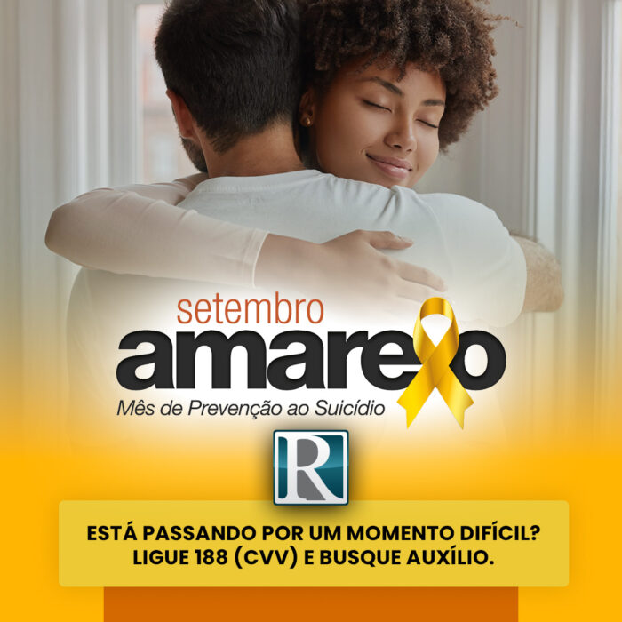 Setembro Amarelo – Mês de Prevenção ao Suicídio