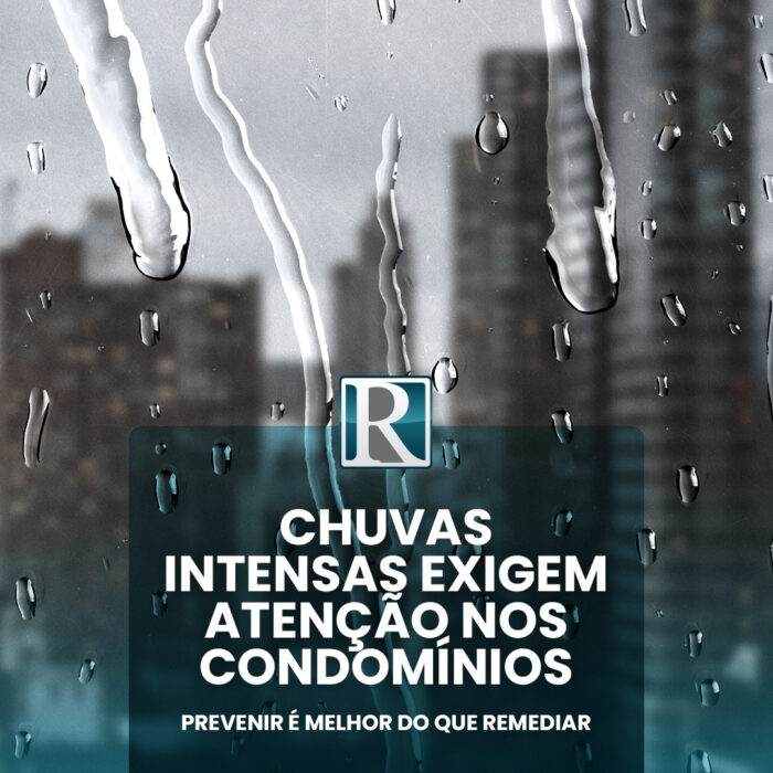Chuvas intensas exigem atenção nos condomínios