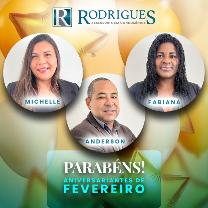 Aniversariantes do Mês – Fevereiro
