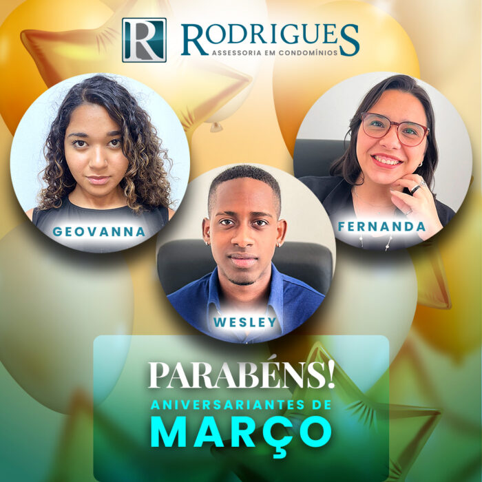 Aniversariantes do Mês – Março