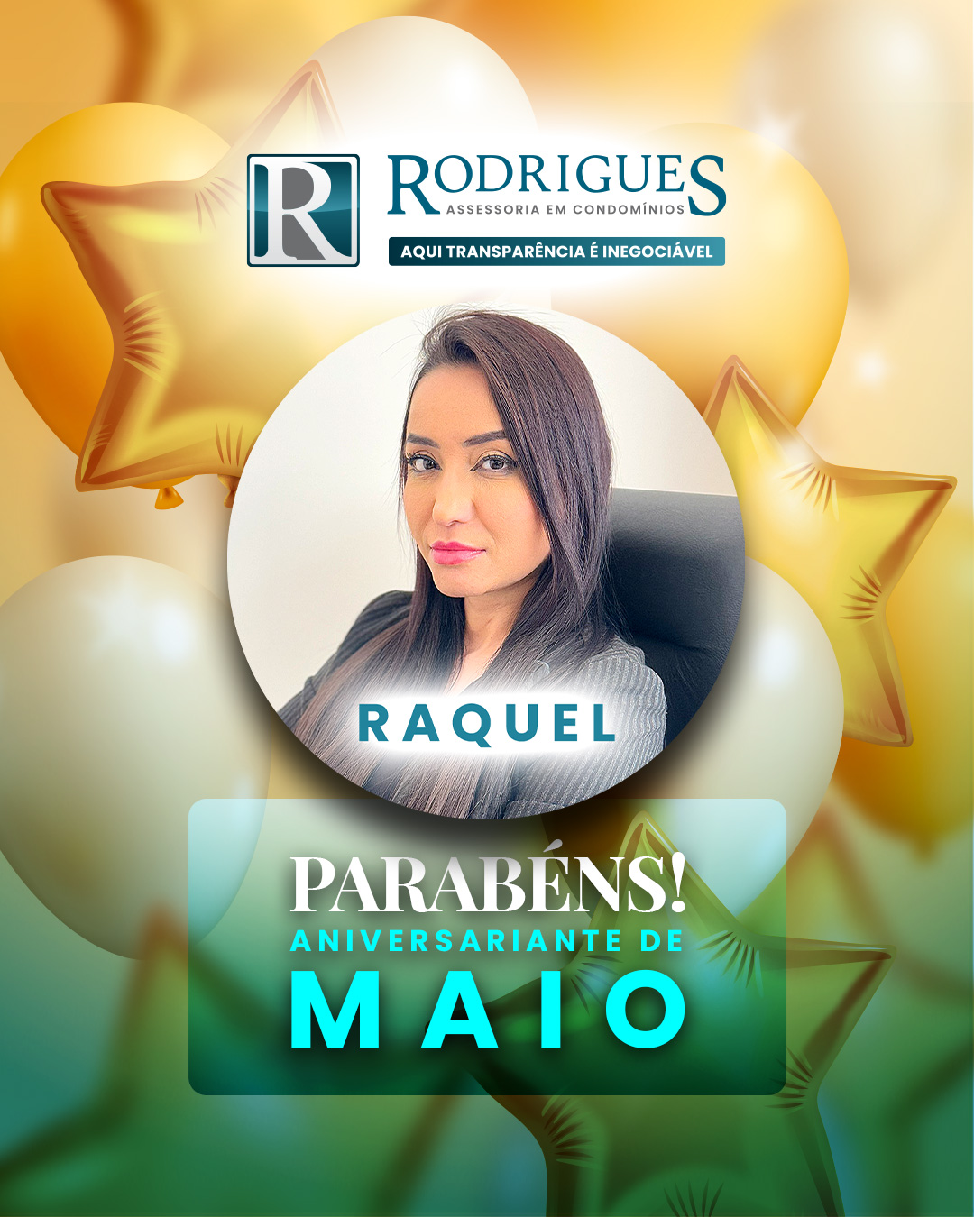 Aniversariantes do Mês – Maio